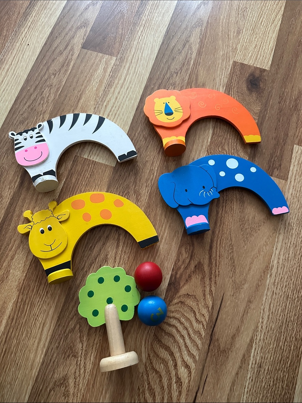 Colorful Animal Arches - Multicolor Wooden Kids Toy
